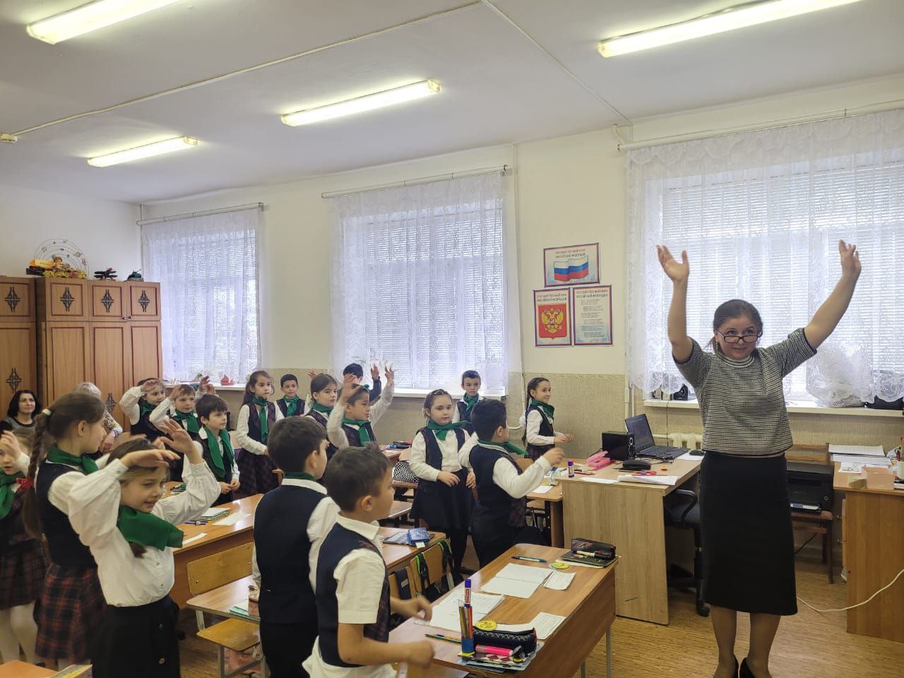 Открытый урок во 2 а классе по математике.