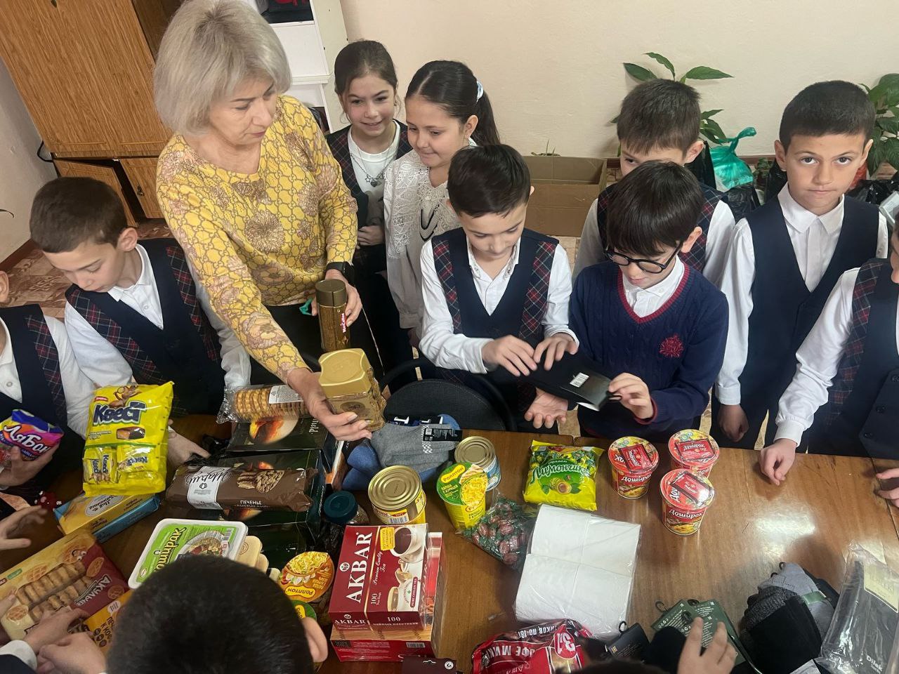 Посылка солдату.
